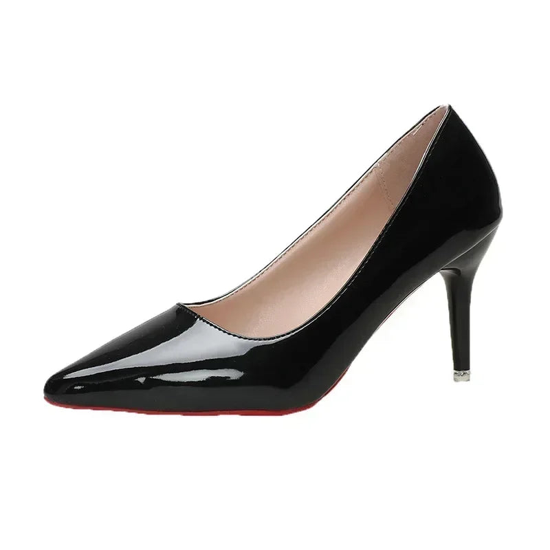 Sexy Red Bottom High Heels Twirly Threads