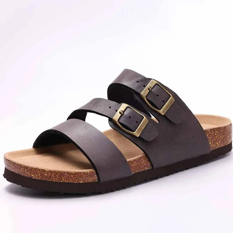 Cork Suede Mules Slippers Women & Men Clogs Twirly Threads