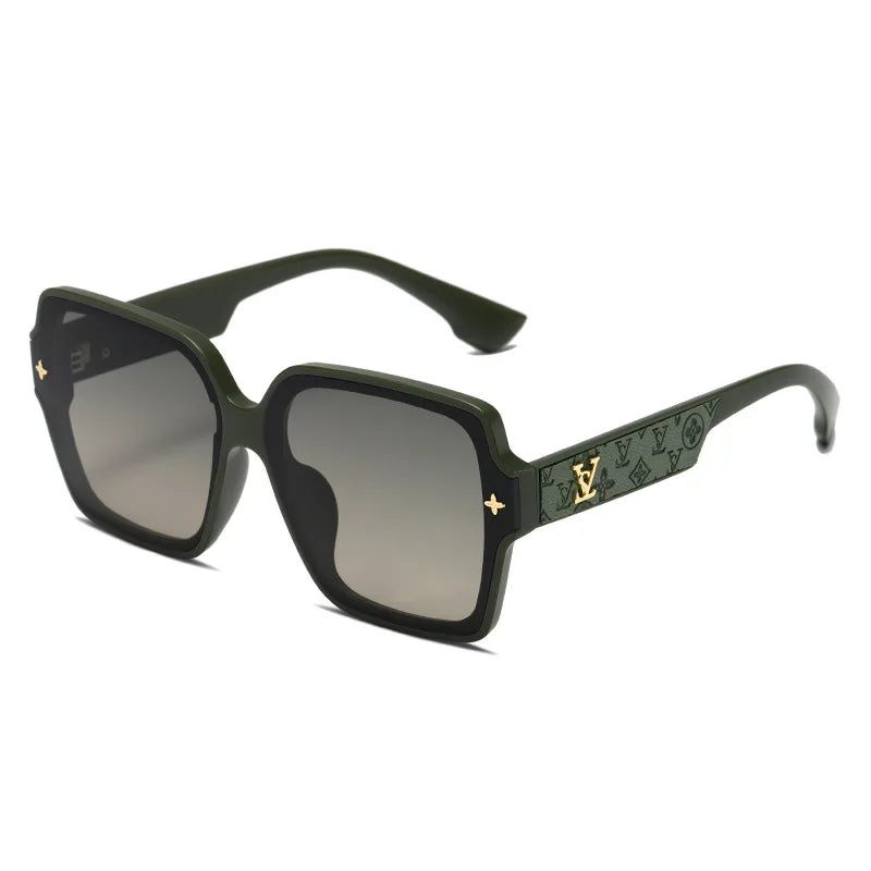 Square Frame Sunglasses Protection Twirly Threads
