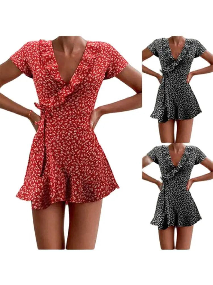 Women’s Floral A-Line Dress Twirly Threads