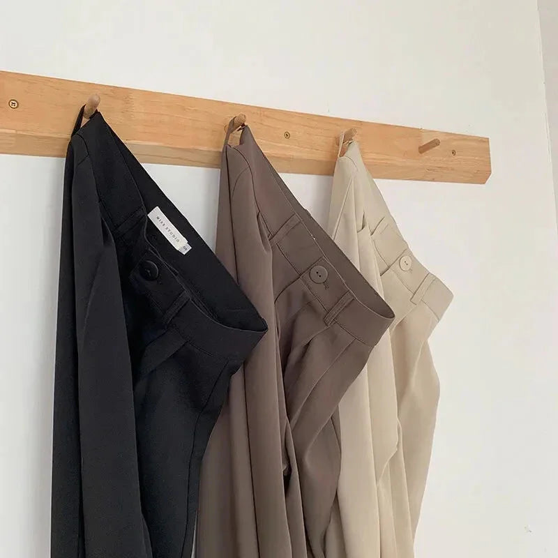 High Waist Women Suit Pants Twirly Threads