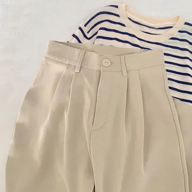 High Waist Women Suit Pants Twirly Threads