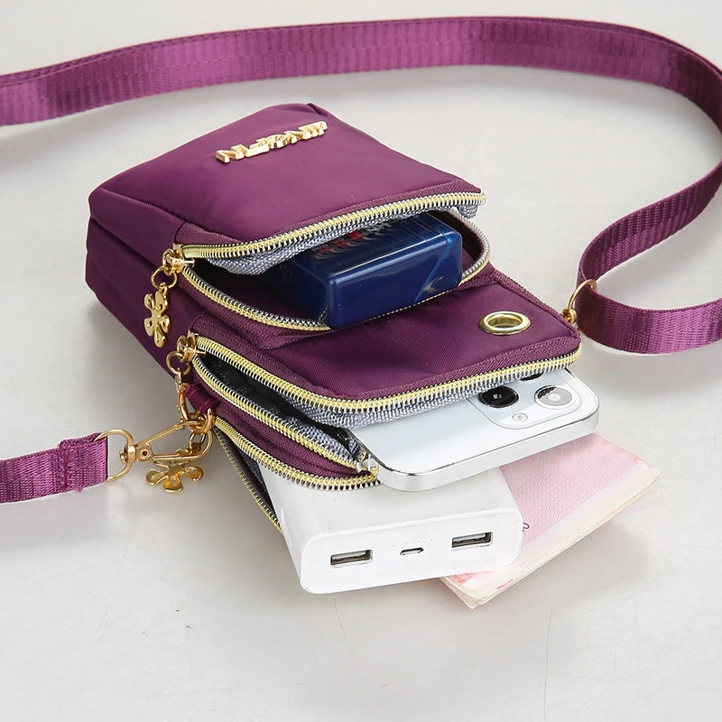 Mobile Phone Bag Crossbody Mini Bag Twirly Threads