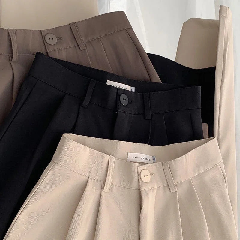 High Waist Women Suit Pants Twirly Threads