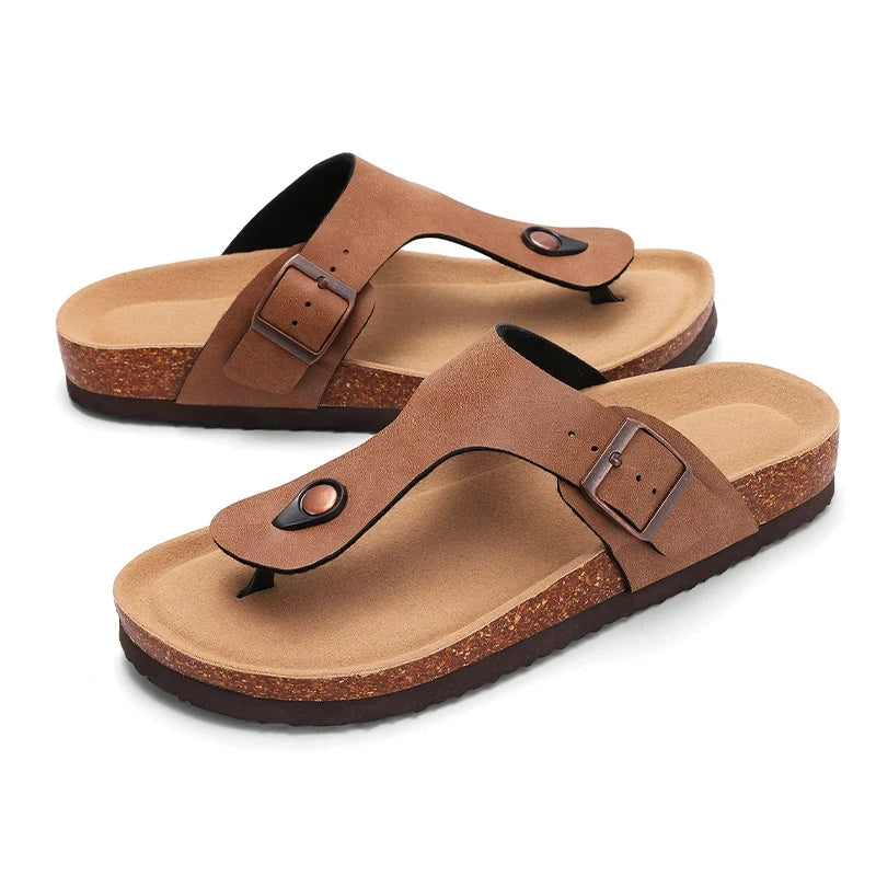 Cork Suede Mules Slippers Women & Men Clogs Twirly Threads