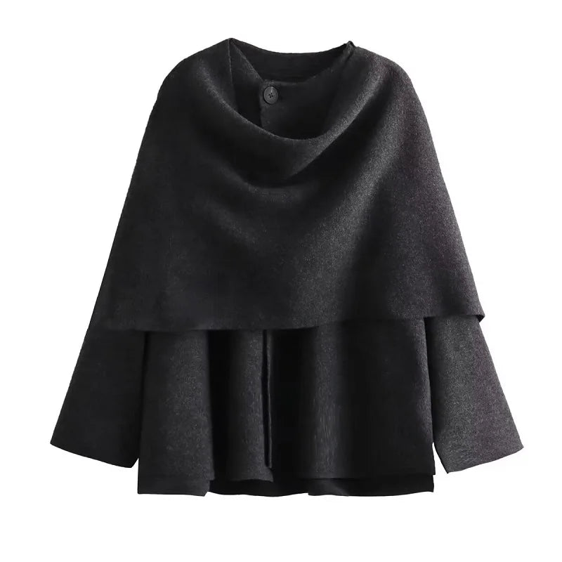 Plush Winter Coats Asymmetric Scarf Demi Twirly Threads