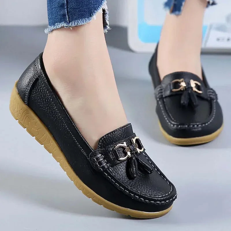 Slip On Loafers Ballet Flats Twirly Threads