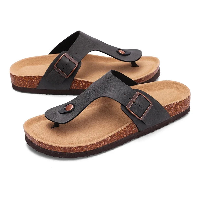 Cork Suede Mules Slippers Women & Men Clogs Twirly Threads