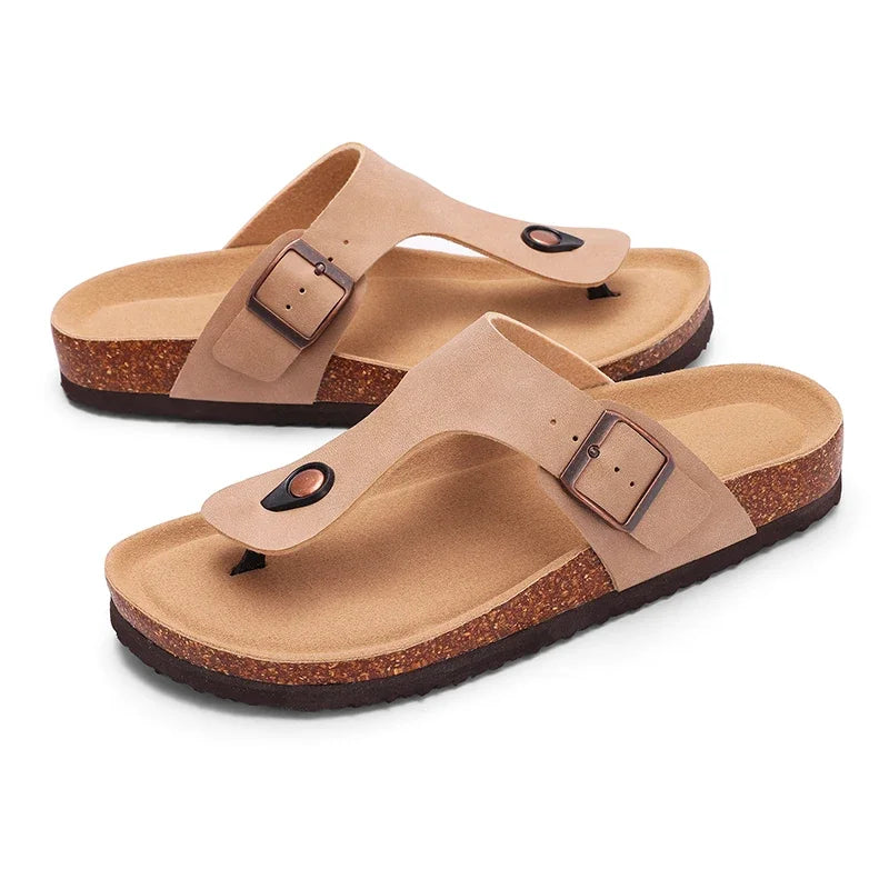 Cork Suede Mules Slippers Women & Men Clogs Twirly Threads
