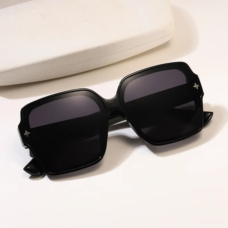 Square Frame Sunglasses Protection Twirly Threads