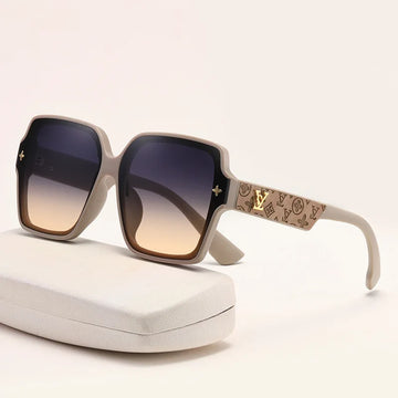 Square Frame Sunglasses Protection Twirly Threads