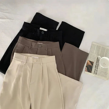 High Waist Women Suit Pants Twirly Threads