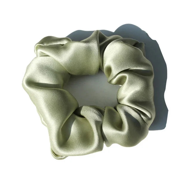100% Pure Mulberry Silk Large Scrunchies Twirly Threads