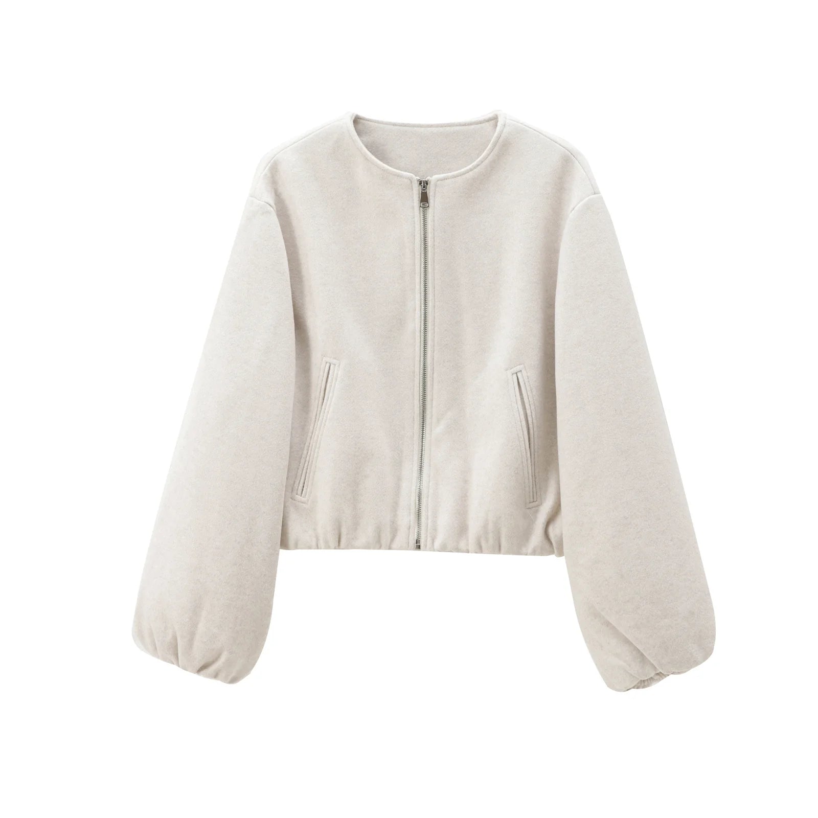 Red Zipper Bomber Jackets Twirly Threads