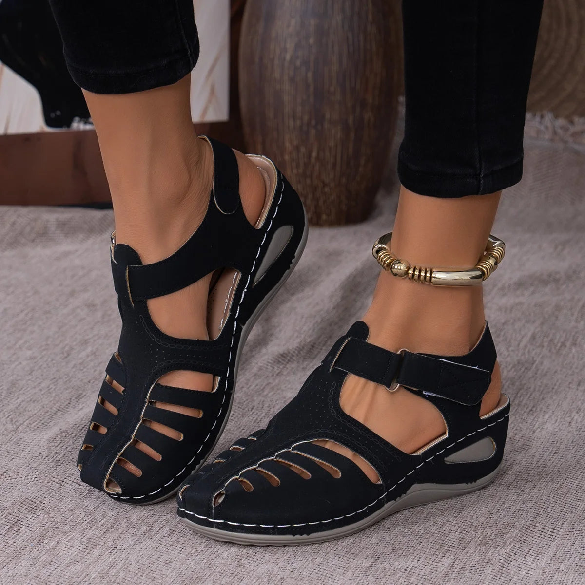 Sandals Premium Orthopedic Bunion Corrector Flats Twirly Threads
