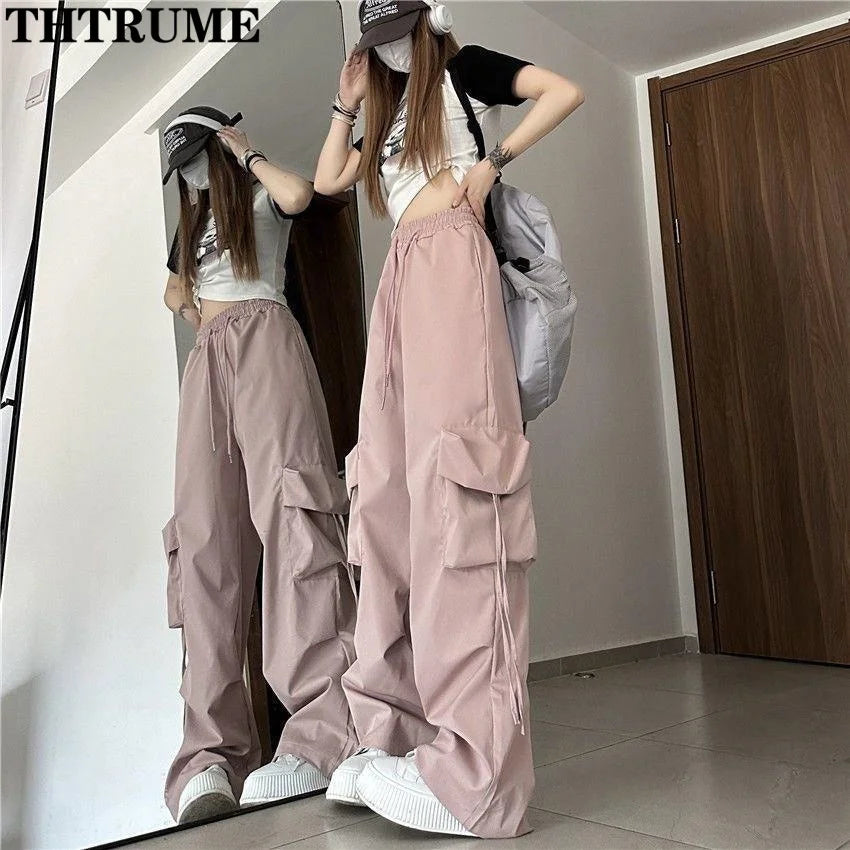 Retro Vintage High Street Baggy Pants Twirly Threads