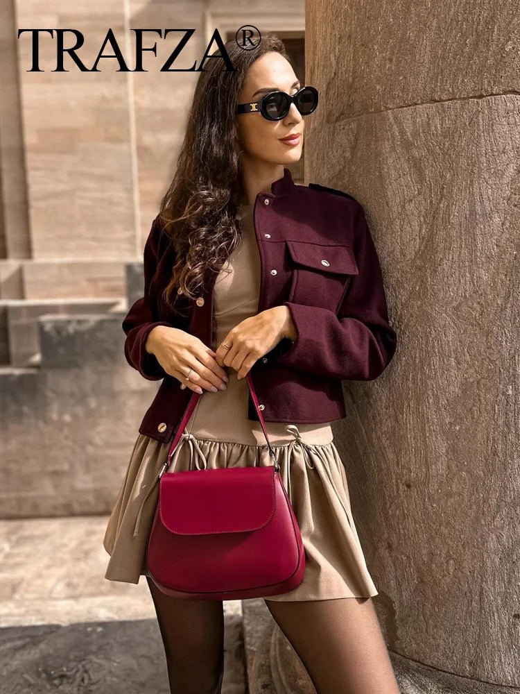 Soft Tweed Bomber Jacket Twirly Threads