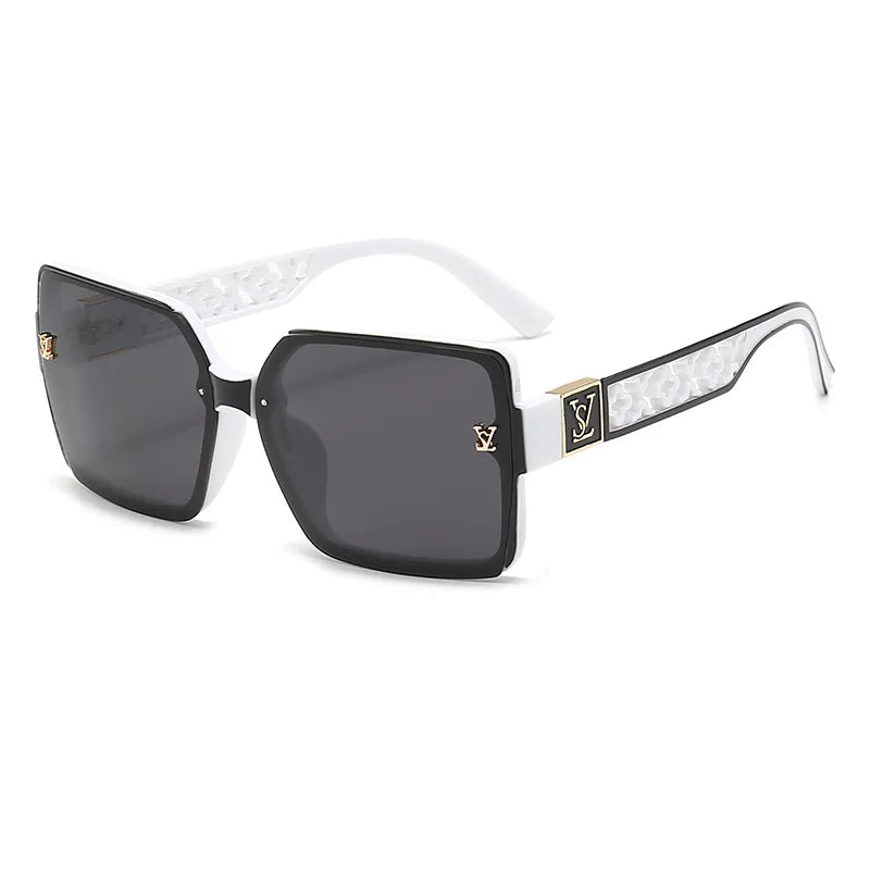 Classic Sunglasses Square Unisex UV400 Shades Twirly Threads