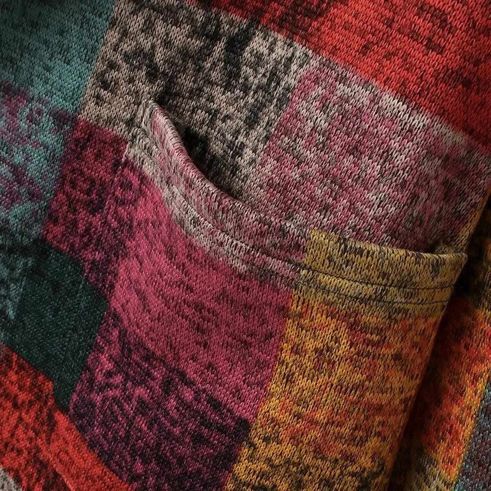 Plaid Cardigan Hooded Vintage Pocket Duster Twirly Threads