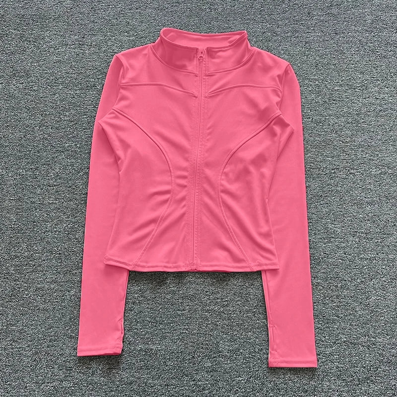 Yoga Training Workout Gym Jacket Twirly Threads