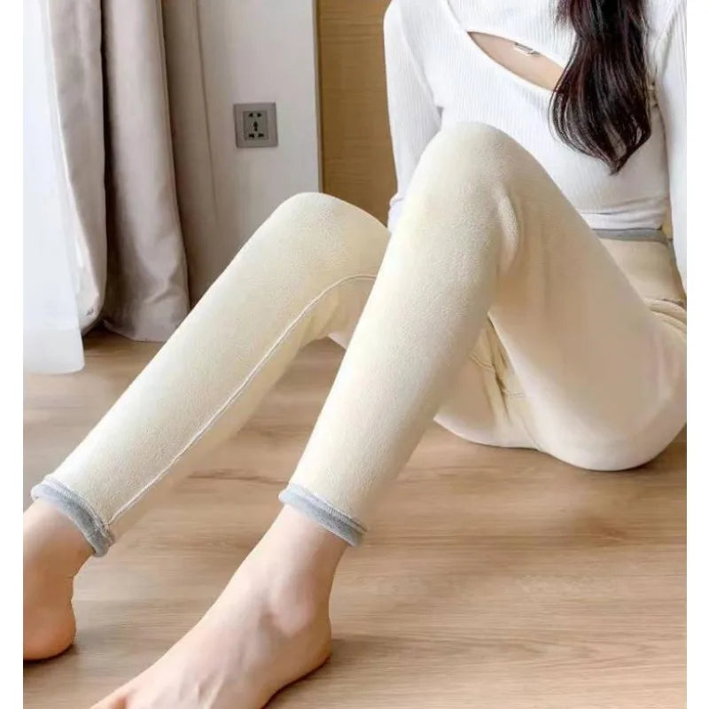 Lamb wool Hight Waist Fleece Butt Lift Leggings Twirly Threads