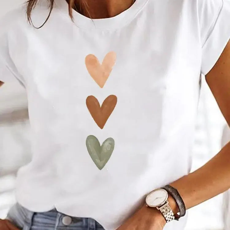 Love Heart T Shirt Twirly Threads