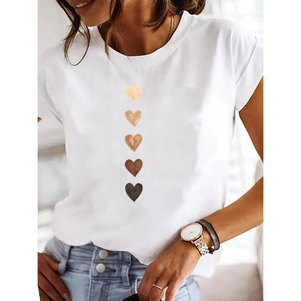 Love Heart T Shirt Twirly Threads