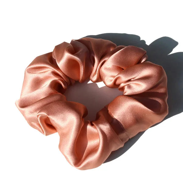 100% Pure Mulberry Silk Large Scrunchies Twirly Threads