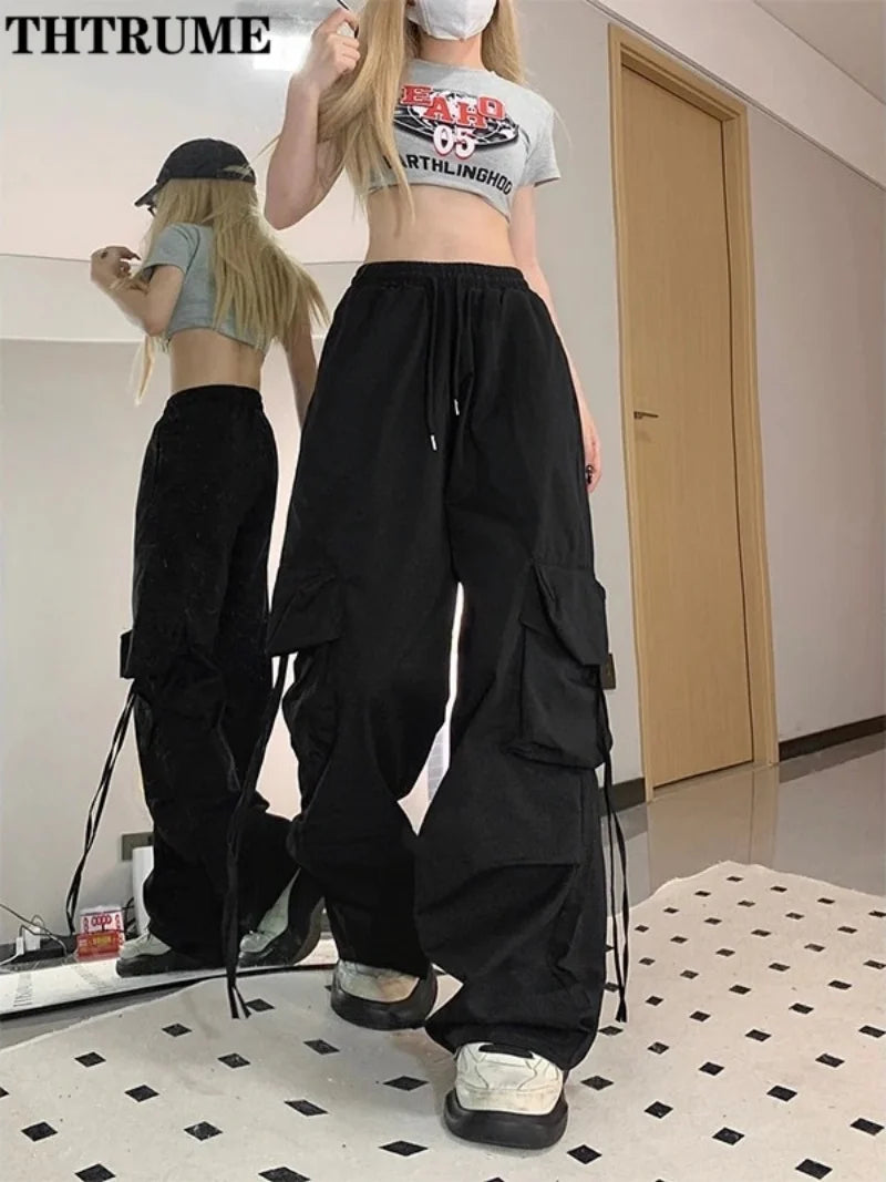 Retro Vintage High Street Baggy Pants Twirly Threads