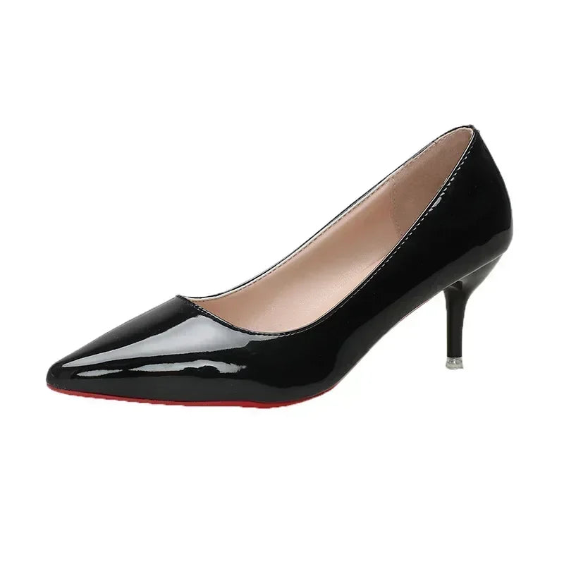 Sexy Red Bottom High Heels Twirly Threads