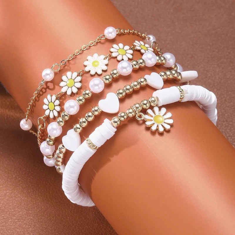 Vintage Bohemian Bracelet Set Twirly Threads
