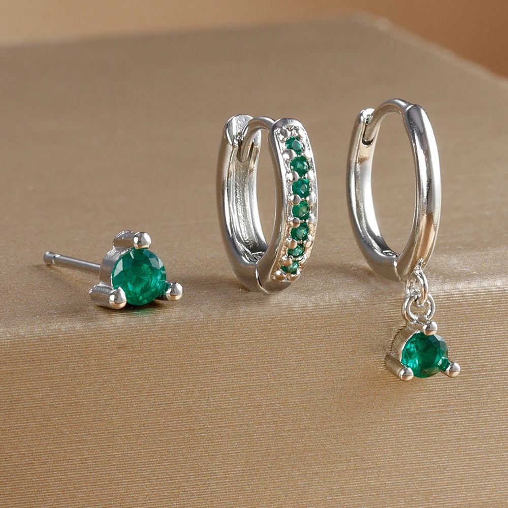 Round Star Drop Earrings Twirly Threads