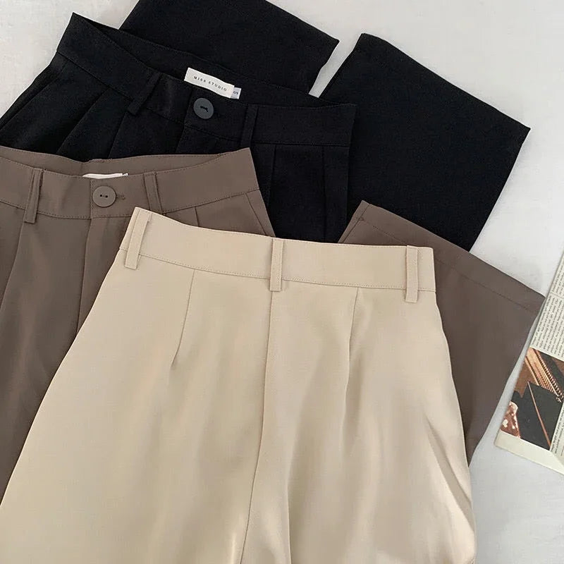 High Waist Women Suit Pants Twirly Threads