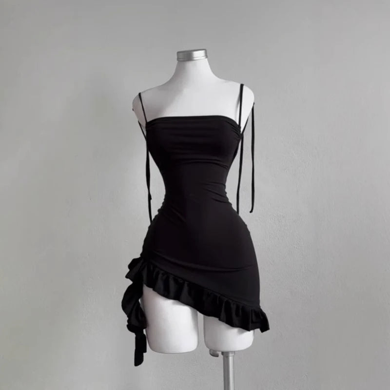 Sexy Sleelveless Backless Mini Dress Twirly Threads