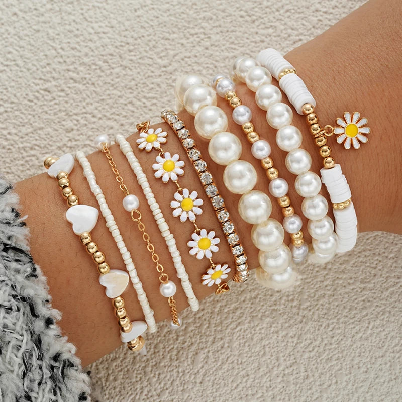 Vintage Bohemian Bracelet Set Twirly Threads